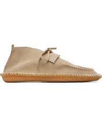 Lemaire - Reversed Suede Leather Desert Boots - Lyst
