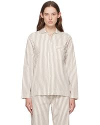 Tekla - Off- Long Sleeve Pyjama Shirt - Lyst