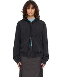 Martine Rose - Zip Crew Hoodie - Lyst