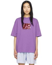 Acne Studios - Purple Inflatable Patch T-shirt - Lyst