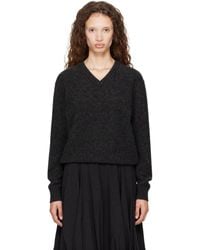 Lemaire - V-Neck Sweater - Lyst