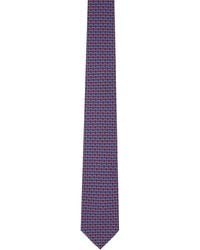 Ferragamo - Gancini Links Print Silk Tie - Lyst