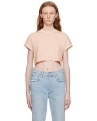 Agolde - Pink Aiden T-shirt - Lyst