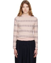 OPEN YY - Jacquard Pullover Sweater - Lyst