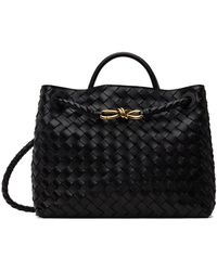 Bottega Veneta - ブラック ミディアム Andiamo バッグ - Lyst