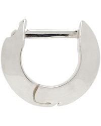 Dion Lee - Small Triangle Profile Single Hoop Earring - Lyst
