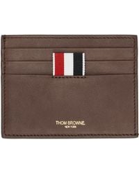 Thom Browne - Soft Calf Leather Double Card Holder - Lyst
