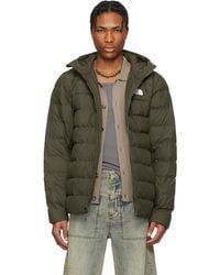 The North Face - Khaki Aconcagua 3 Hoodie Down Jacket - Lyst