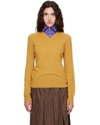 MM6 by Maison Margiela - Layered Neckline Sweater - Lyst