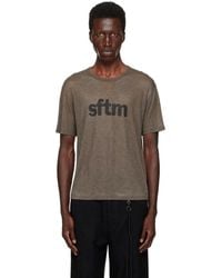 Song For The Mute - Taupe 'Sftm' Vintage T-Shirt - Lyst