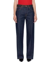 6397 - Contrast Wb Jeans - Lyst