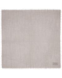 Rier - Taupe Wool Gaze Scarf - Lyst
