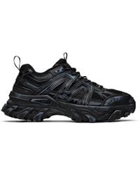 靴 doublet PORCUPINE LACE UP SNEAKER BLACK Doublet Porcupine Lace Up Sneakers, , 100% Polyester in