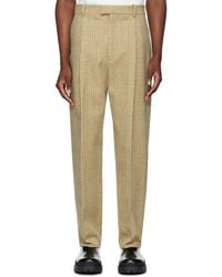 Bottega Veneta - Distorted Prince Of Wales Trousers - Lyst