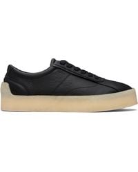 HUGO - Grained Leather Sneakers - Lyst