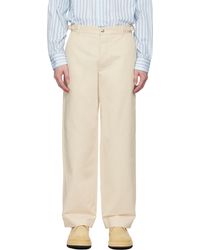 Jacquemus - Le Pantalon Jean Cotton And Linen-blend Trousers - Lyst