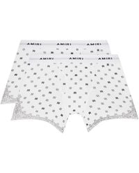 Amiri - Two-Pack Ma Paisley Boxer Briefs - Lyst