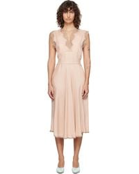 Maison Margiela - Silk Midi Dress - Lyst