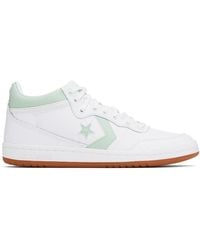 Converse - Leather Mid-Top Sneakers - Lyst