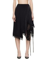 Vetements - Reworked Lingerie Midi Skirt - Lyst