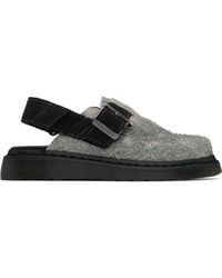Dr. Martens - Jorge Ii Hairy Suede Slingback Mules - Lyst