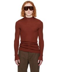 Rick Owens - Brown Lupetto Sweater - Lyst