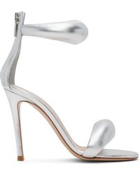 Gianvito Rossi - Sandales À Talon Aiguille Bijoux Argentées - Lyst