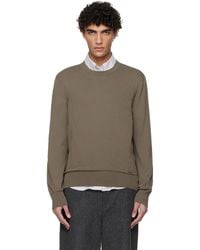 A.P.C. - Khaki Cotton Sweater - Lyst
