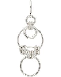 Isabel Marant - Silver Multi Ring Boucle Single Earring - Lyst