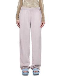 T By Alexander Wang - High-Rise Lounge Pants - Lyst