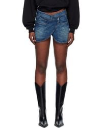 Coperni - Wrap Denim Miniskirt - Lyst