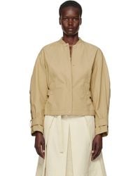3.1 Phillip Lim - Zip Cocoon Back Bomber Jacket - Lyst