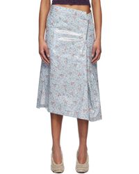 Bless - ブルー Smlxl Rain Skirt ミディアムスカート - Lyst