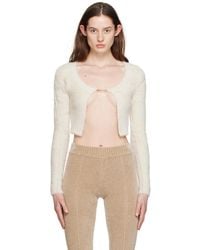 Jacquemus - Off-white Le Papier 'la Maille Neve Manches Longues' Cardigan - Lyst