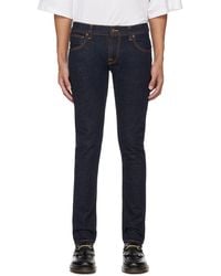 Nudie Jeans - Indigo Tight Terry Jeans - Lyst