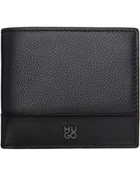 HUGO - Stacked-Logo Trim Wallet - Lyst