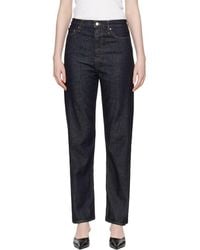 TOTEME - Twisted Seam Full Length Jeans - Lyst