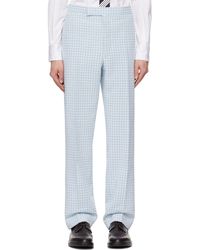 Thom Browne - Blue Low-rise Trousers - Lyst