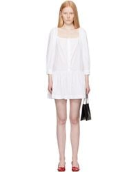 Sandy Liang - Delia Minidress - Lyst