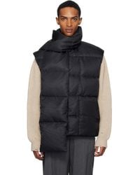 MM6 by Maison Margiela - Scarf Down Vest - Lyst