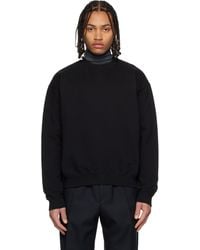 Jil Sander - Cotton Terry Crew-Neck Sweatshirt - Lyst