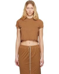 Rick Owens - Hollywood Cropped Small Level T-shirt - Lyst