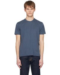 Tom Ford - T-shirt bleu à col ras du cou - Lyst