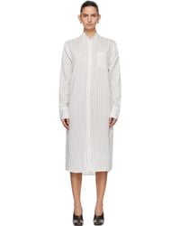 TOTEME - Striped Summer Tunic Midi Dress - Lyst