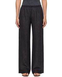 St. Agni - Woven Check Relaxed Trousers - Lyst