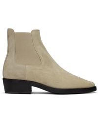 Fear Of God - Beige Slip-on Boots - Lyst