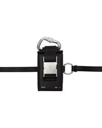 HELIOT EMIL - Mini ceinture noire à pochette - Lyst