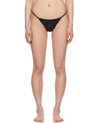 Coperni - Culotte de bikini noire à ferrure à logo - Lyst