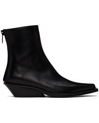 Ann Demeulemeester - Rumi Cowboy Ankle Boots - Lyst