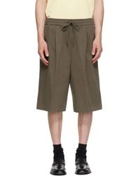 Fear Of God - Khaki Relaxed Drawstring Shorts - Lyst